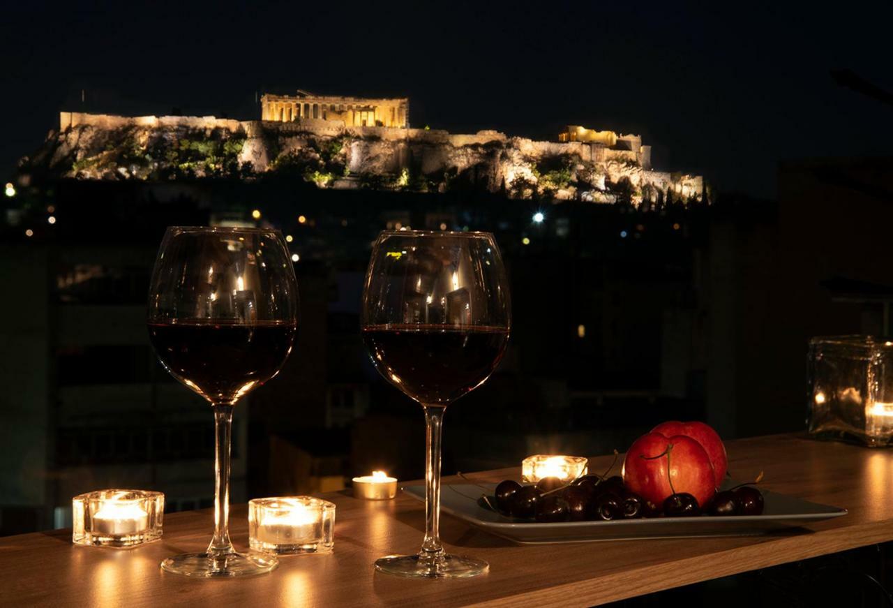 Mosaics Astonishing Acropolis View Aprtm Atenas Exterior foto